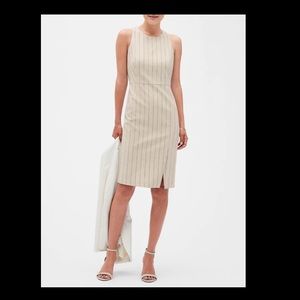 Banana Republic pinstripes midi dress size 6